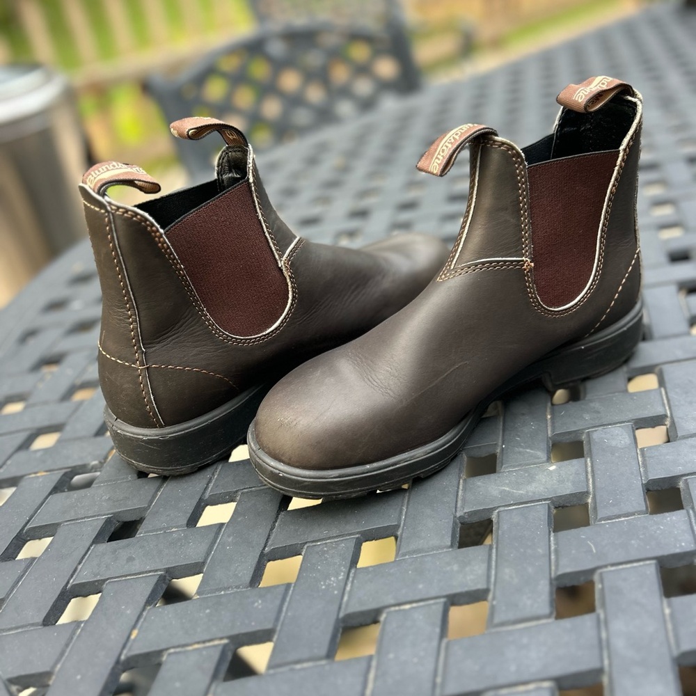 Blundstone Classic Men's 500 Chelsea Boots in Walnut - Picture 10 of 13
